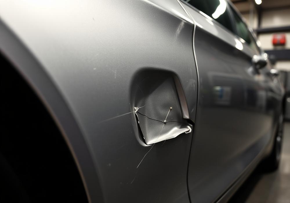 Antes — Reparo Lateral · Sedan Premium